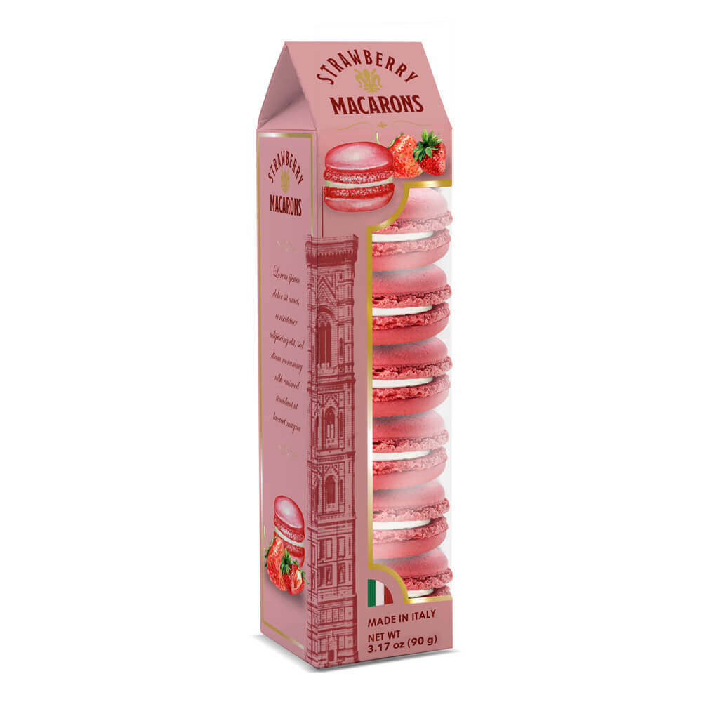 Borgo De Medici Strawberry Macarons 90g